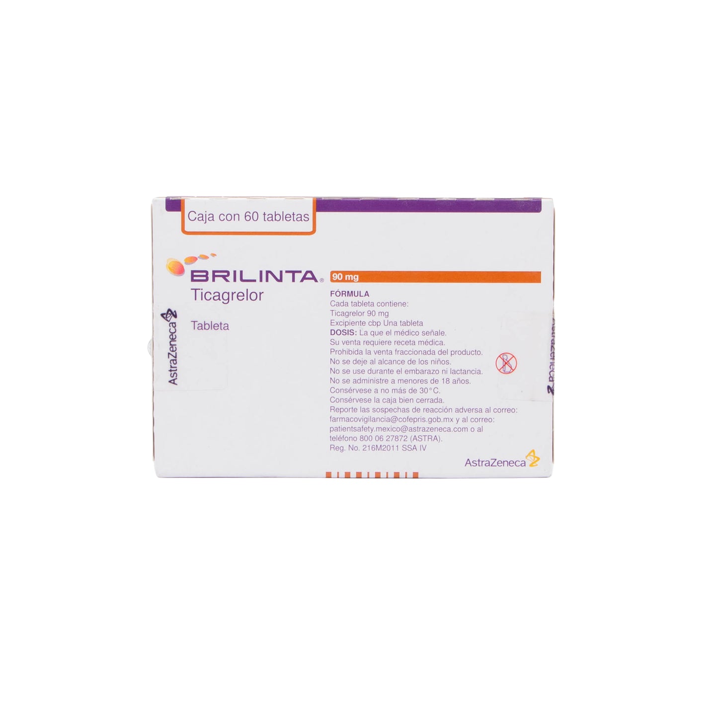 Ticagrelor Tabletas 90mg – Antitrombótico