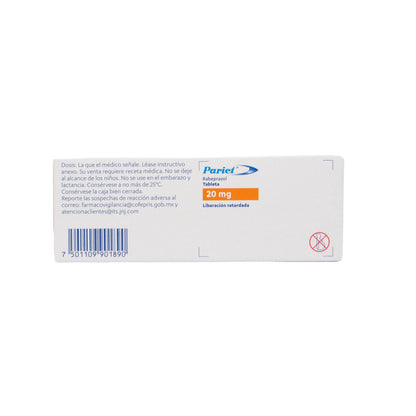 Pariet Tab Ent Coat 20 mg – Antiulceroso