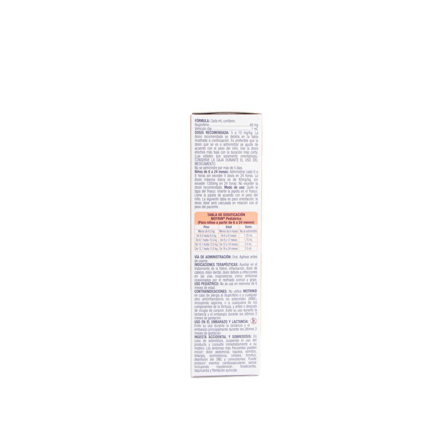 Motrin Gota 40 mg – Antiinflamatorio