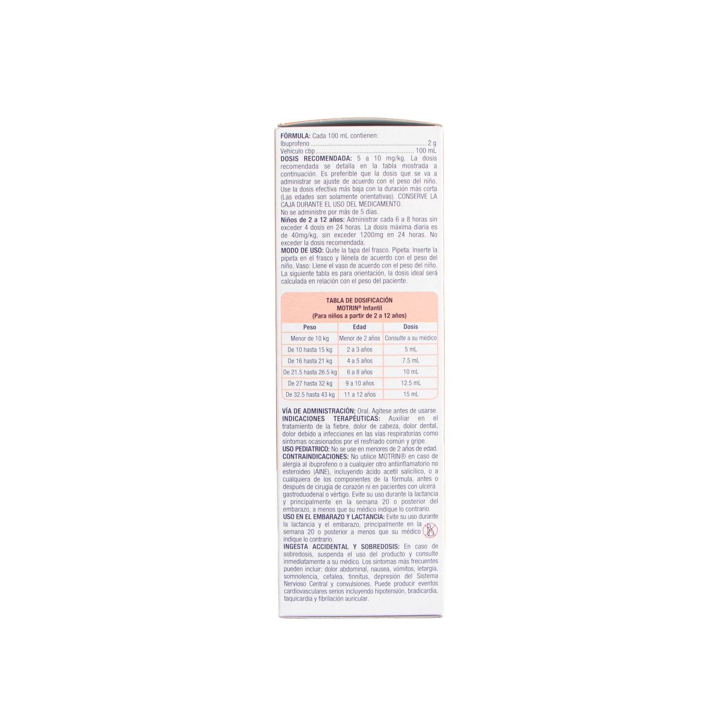 Motrin Suspensión 120 ml – Antiinflamatorio