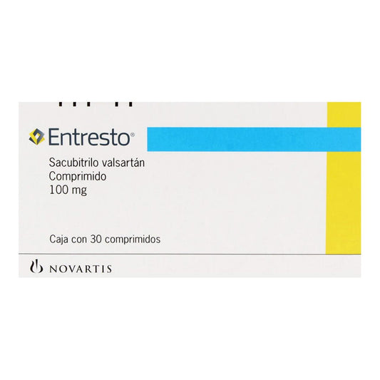Entresto 100 Mg con 30 Comprimidos