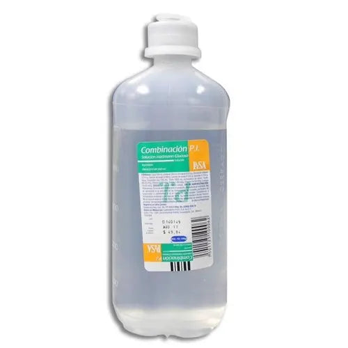 Combinación PI, Solución Hartmann, Glucosa, c/500 mL Flexoval