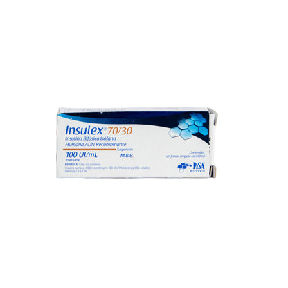 Insulex 70/30 Solución 100UI/ML – Diabetes