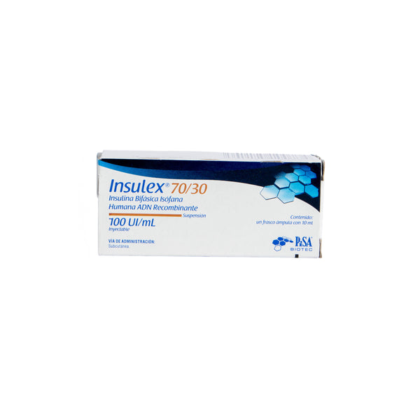 Insulex 70/30 Solución 100UI/ML – Diabetes
