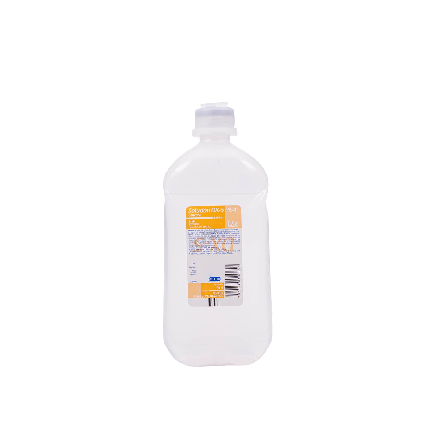 SOLUCION DX- 5 500 ML FLEXOVAL – Terapia de Infusión