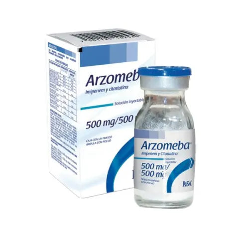 Arzomeba 500/500 mg, Imipenem, Cilastatina, c/1 Ámp. Pvo. SI