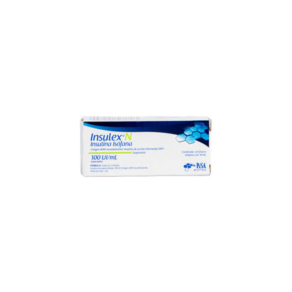 Insulex N Solución Inyectable 100 UI/ml – Diabetes