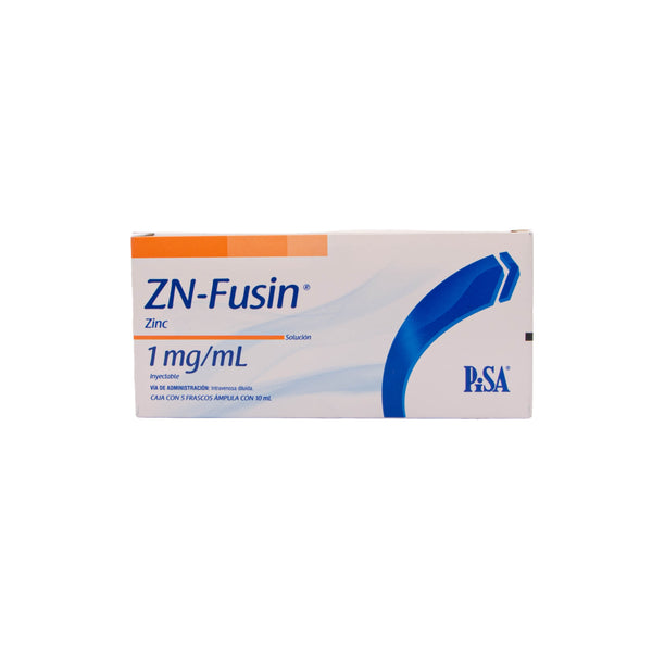 ZN-FUSIN Solución Inyectable 10 ml – Terapia de Infusión