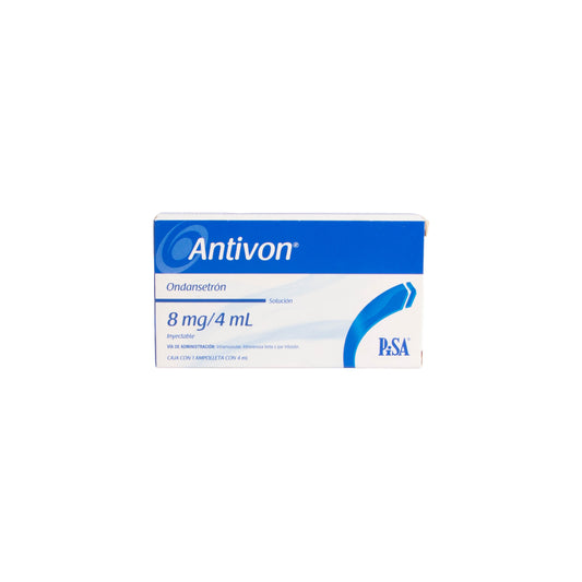 Antivon Solución Inyectable 8mg/4ml – Antiemético