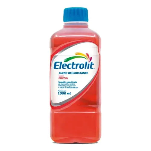 Electrolit Fresa Solución 1000ml – Hidratación Oral