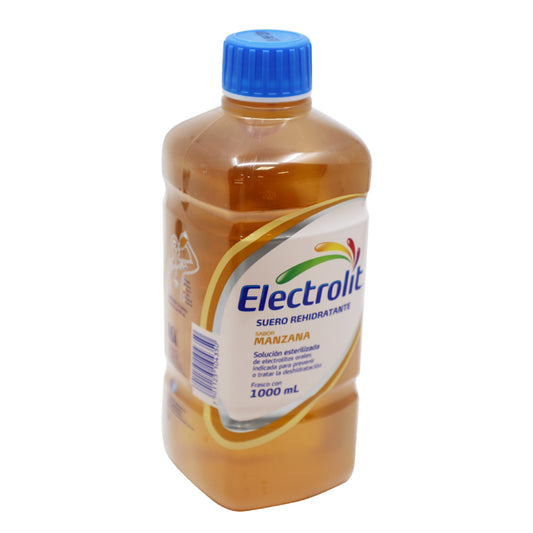 Electrolit Manzana Oral, Fco. c/1,000 mL