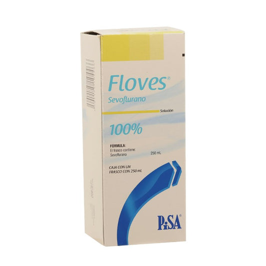 Floves Líquido, Sevoflurano, Caj. C/1 Fco, C/250 mL p/inhalar