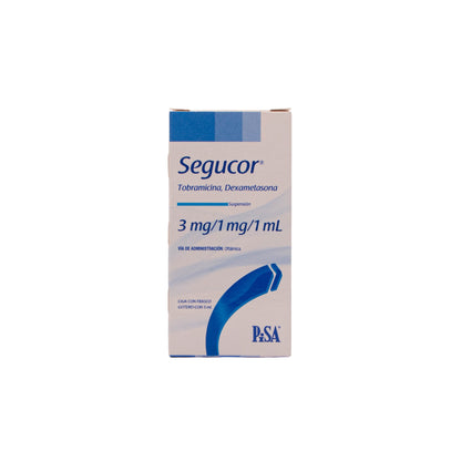 SEGUCOR Solución Oftálmica 3mg-1mg/ml – Antibiótico y