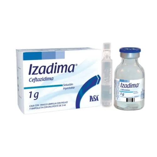 Izadima 1 gr, IV/IM, Ceftazidima, Caj. c/1 Ámp. S.I.