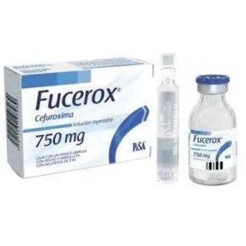 Fucerox 750 mg S.I., Cefuroxima, Caj. C/1 Ámp.