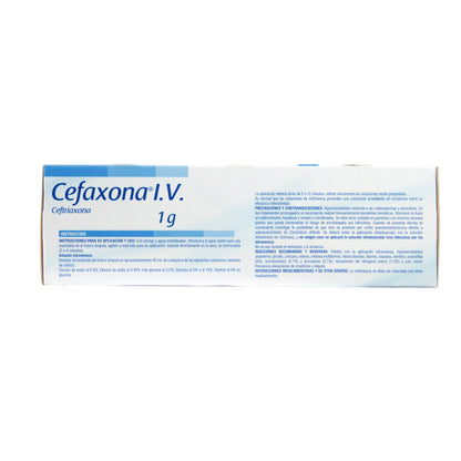 Cefaxona 1 g IV Fco Amp – Antibiótico