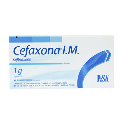 Cefaxona IM 1 g – Antibiótico Inyectable