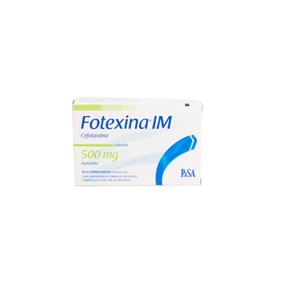 Fotexina IM Solución Inyectable 500mg – Antibiótico