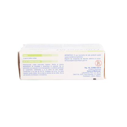 Fotexina IM Solución Inyectable 500mg – Antibiótico