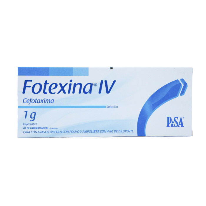 Fotexina IV Solución Inyectable 1g – Antibiótico