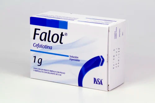Falot 1 g Polvo, Cefalotina, Fco. c/1 Ámp. S.I.