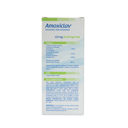 Amoxiclav Suspensión 125mg – Antibiótico