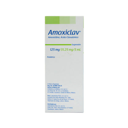 Amoxiclav Suspensión 125mg – Antibiótico