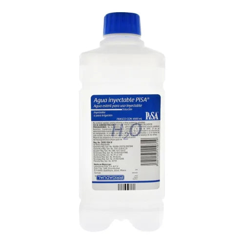 Agua Esteril Irrig 1000ml Plast – Terapia de Infusión