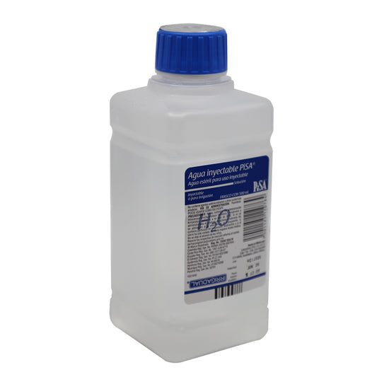 Agua Estéril 500 mL Plástico Irrigación