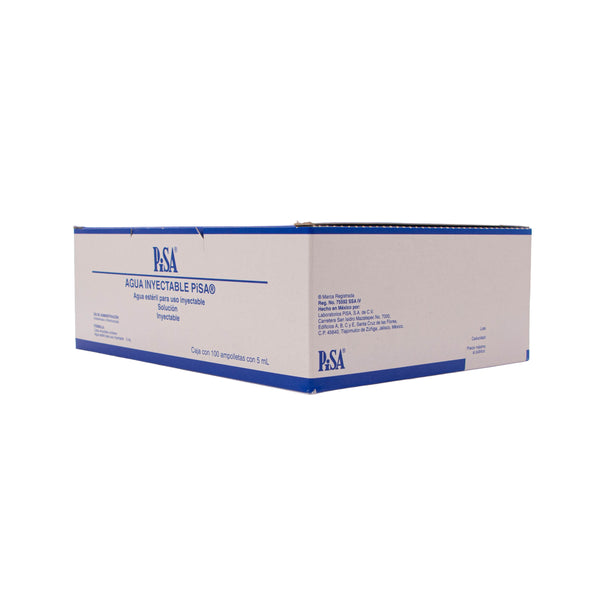 Agua Inyectable 5 ml Ampolla – Terapia de Infusión