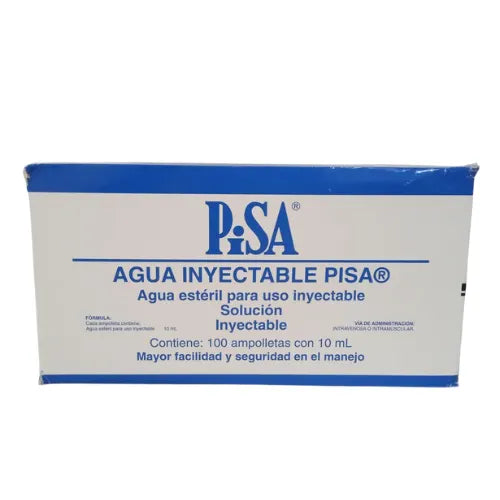 Agua Inyectable 10 ml Ampolla – Terapia de Infusión