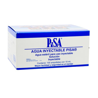 Agua Inyectable 10 ml Ampolla – Terapia de Infusión