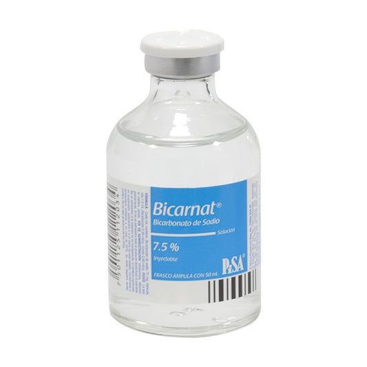 Bicar-Nat 7.5%, Bicarbonato De Sodio, Fco. Ámp. C/50 mL
