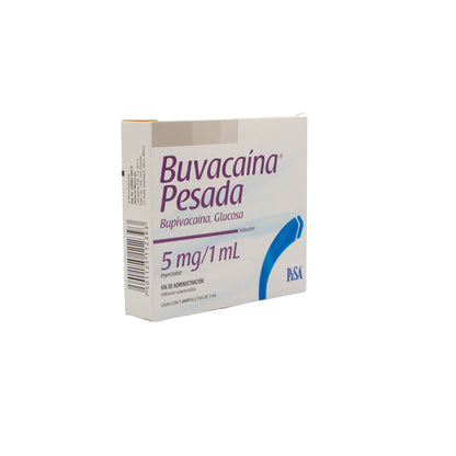 Buvacaina Pesada Solución Inyectable 0.5% – Anestésico Local