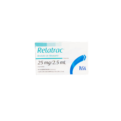 Relatrac Solución Inyectable 25 mg/2.5 ml – Relajante