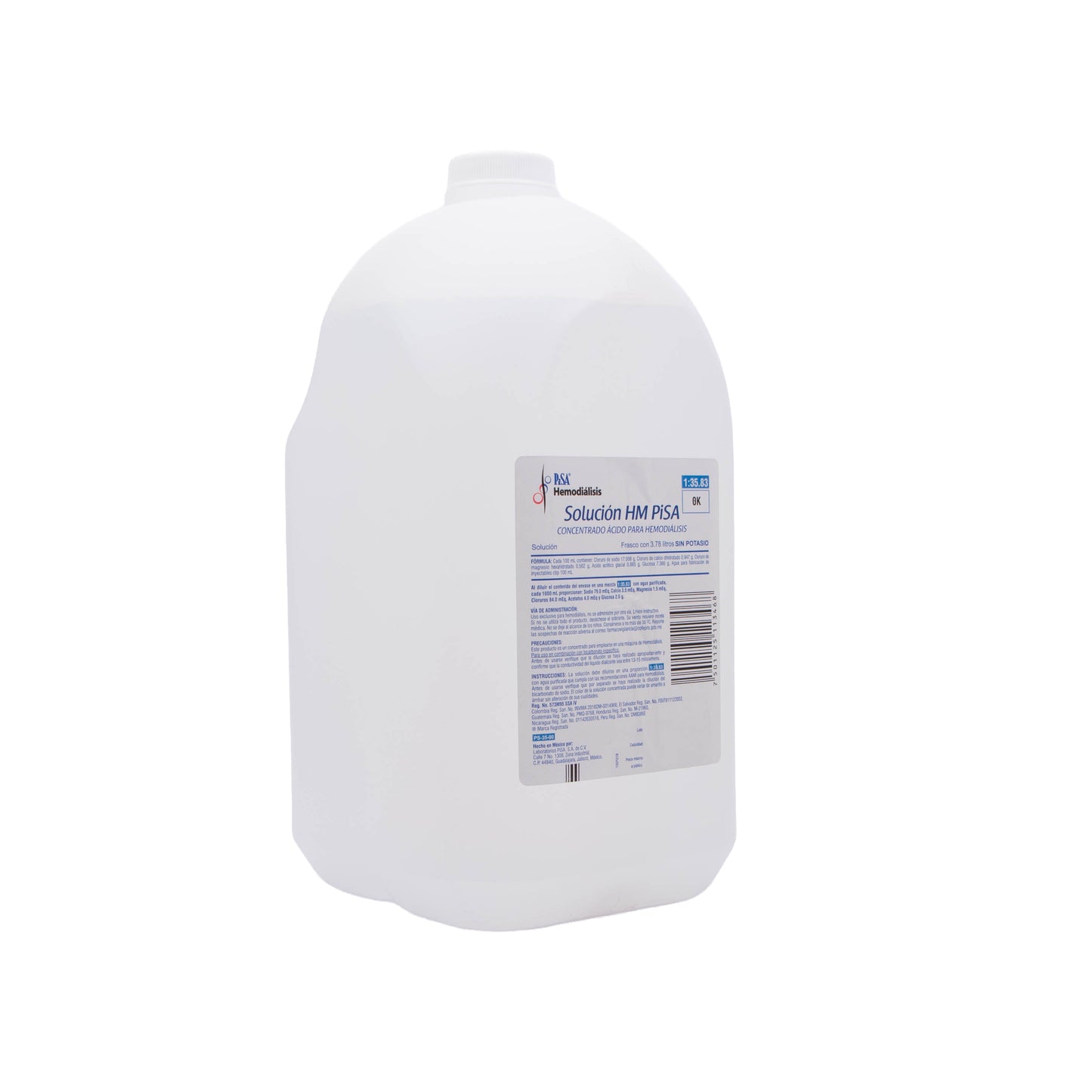 SOL. HM PiSA 1:35.83 S/P 3.78L – Hemodiálisis