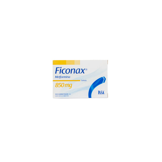 FICONAX 850 mg Tabletas – Control Glucosa
