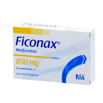 FICONAX 850 mg Tabletas – Control Glucosa