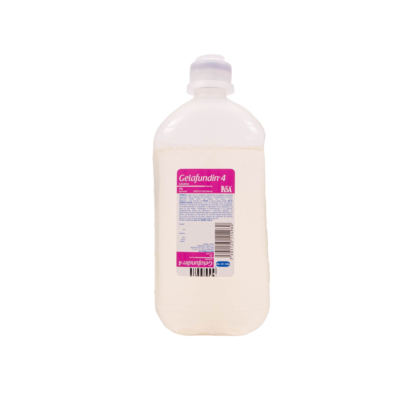 Gelafundin Solución Inyectable 4% – Terapia de Infusión