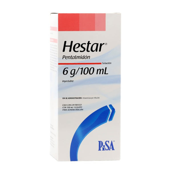 Hestar 6 g/100 mL, Pentalmidón, Caj. c/1 Fco. c/500 mL