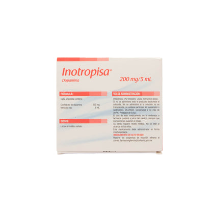 Inotropisa Solución Inyectable 5ml – Dopamina