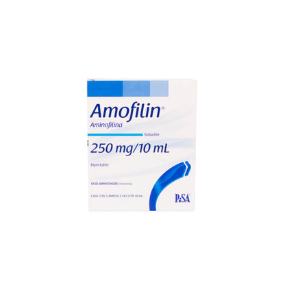 Amofilin Solución Inyectable 250mg – Broncodilatador