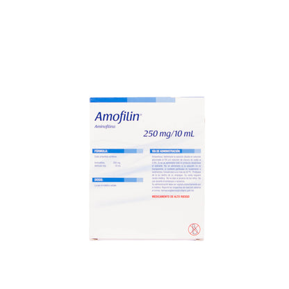 Amofilin Solución Inyectable 250mg – Broncodilatador