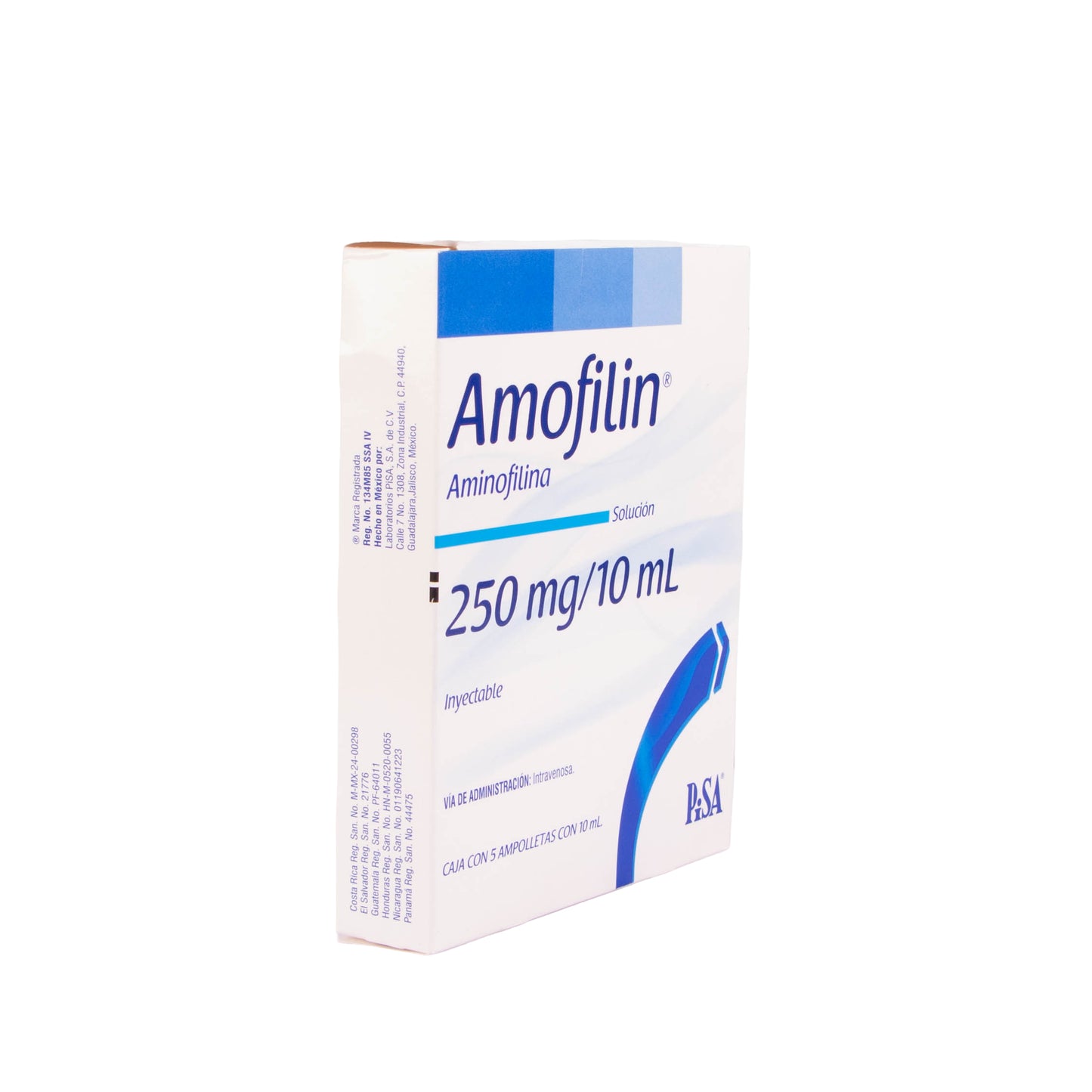 Amofilin Solución Inyectable 250mg – Broncodilatador