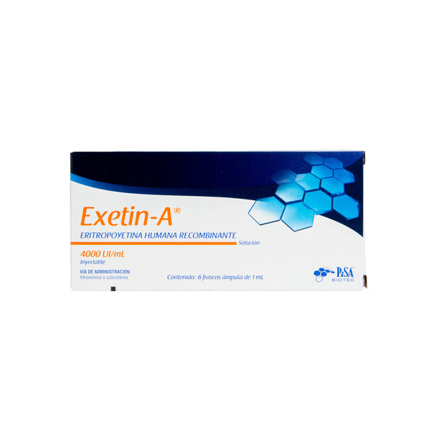 EXETIN-A Solución Inyectable 4000U/ml – Eritropoyetina