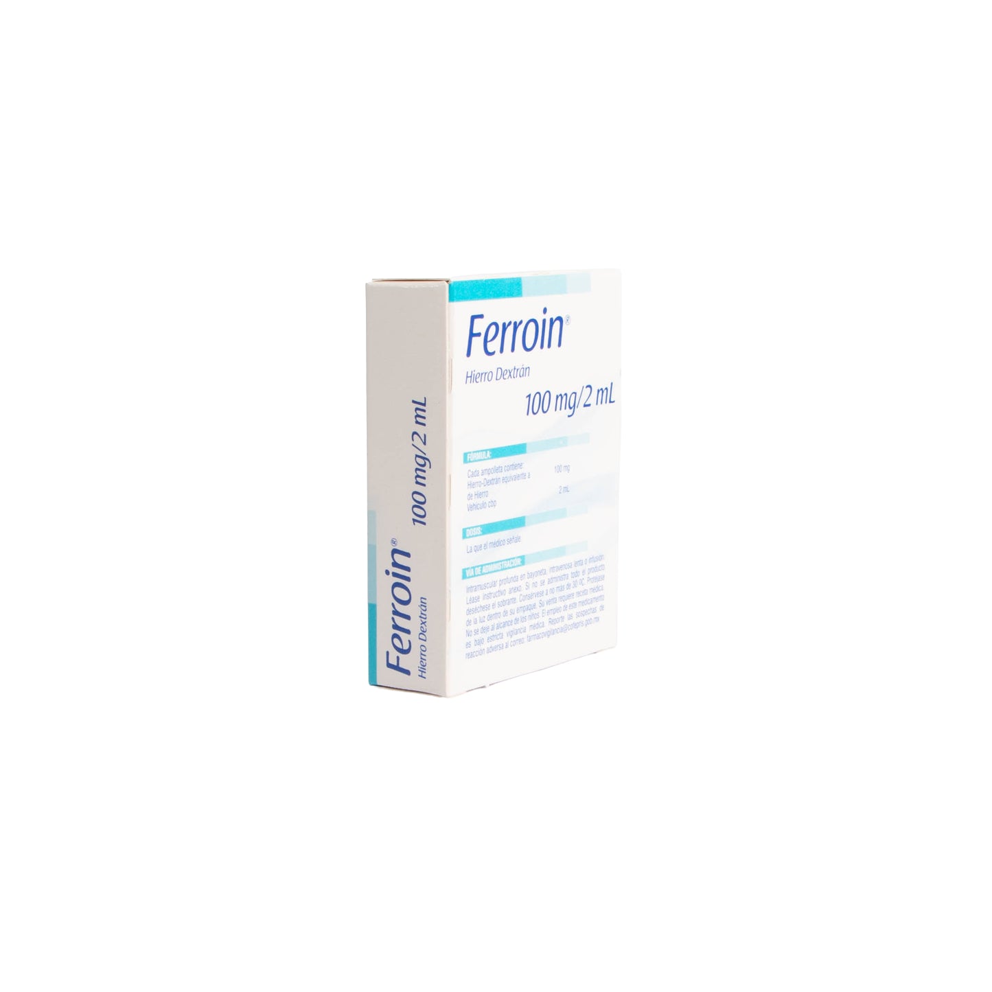 Ferroin Solución Inyectable 100mg/2ml – Hierro