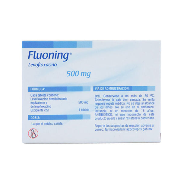Fluoning Tabletas 500mg – Antibiótico