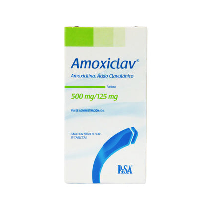 Amoxiclav Tabletas 500/125mg – Antibiótico