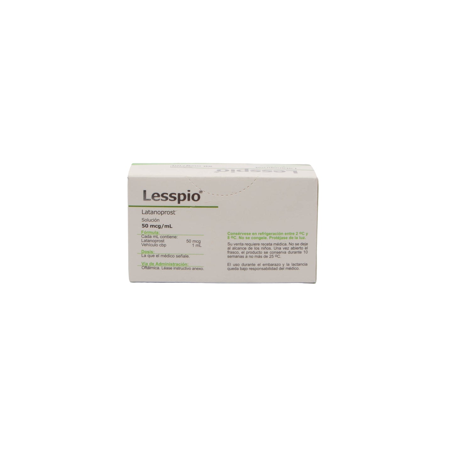 Lesspio Solución Oftálmica 50mcg/ml – Glaucoma