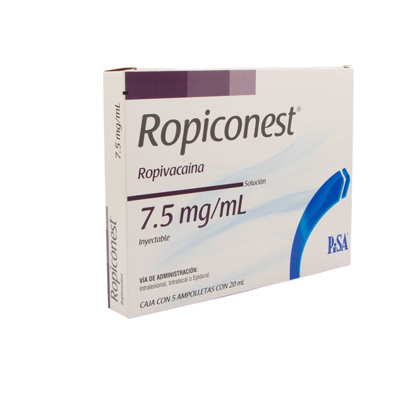 Ropiconest Solución Inyectable 7.5mg/ml – Anestésico Local